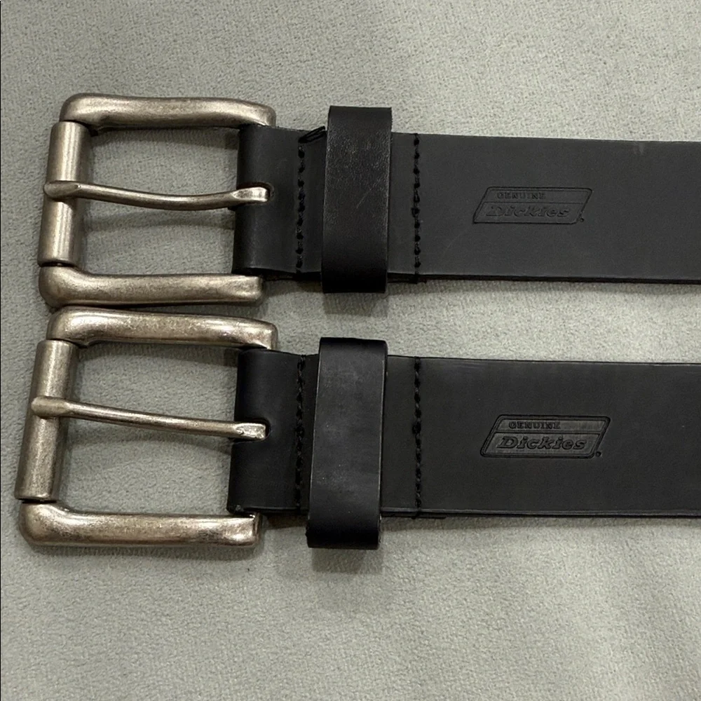 2 FOR 1 Dickies Black Belt with Metallic Buckle - Picture 3 of 6